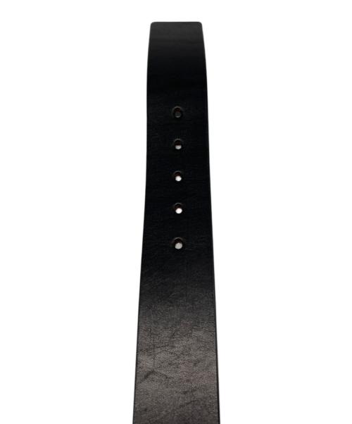 Yohji Yamamoto pour homme（ヨウジヤマモト プールオム）Yohji Yamamoto pour homme (ヨウジヤマモト プールオム) レザーベルト ブラックの古着・服飾アイテム