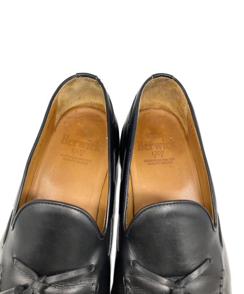 berwick（バーウィック）berwick (バーウィック) タッセルローファー ブラック サイズ:6 1/2の古着・服飾アイテム