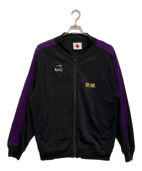 PUNK DRUNKERS（パンクドランカーズ）PUNK DRUNKERS (パンクドランカーズ) トラック ジャケット ブラック×パープル サイズ:XLの古着・服飾アイテム