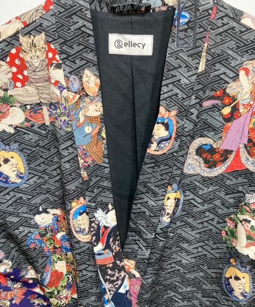 &ellecy（アンドエルシー）&ellecy (アンドエルシー) 着物風ガウン ブラック サイズ:Mの古着・服飾アイテム