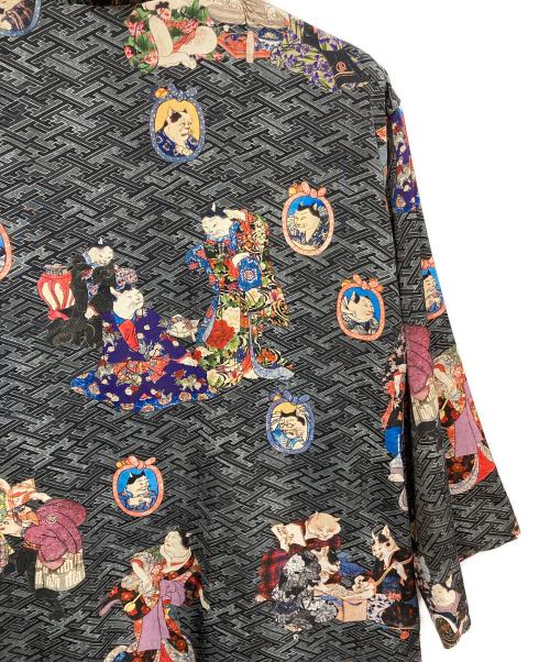 &ellecy（アンドエルシー）&ellecy (アンドエルシー) 着物風ガウン ブラック サイズ:Mの古着・服飾アイテム