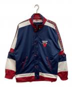 Champion×NBAチャンピオン×エヌビーエー）の古着「ジャケット」｜ホワイト×ネイビー