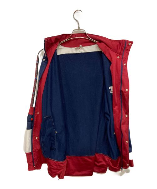 Champion（チャンピオン）Champion (チャンピオン) NBA (エヌビーエー) ジャケット ホワイト×ネイビー サイズ:Lの古着・服飾アイテム