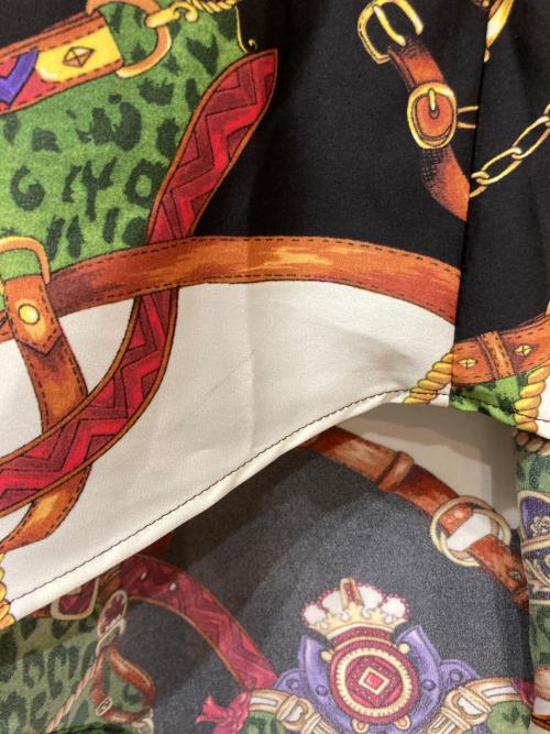 &ellecy（アンドエルシー）&ellecy (アンドエルシー) スカーフ柄フレアスカート マルチカラー サイズ:Ｍの古着・服飾アイテム