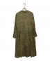 GRANDMA MAMA DAUGHTER (グランマママドーター) TSUTAKUSAダブルネックワンピース ブラウン サイズ:S：10000円