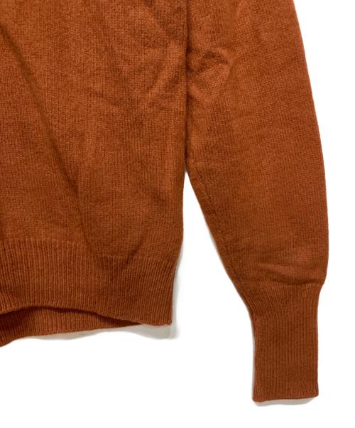 BATONER（バトナ―）BATONER (バトナ―) RE-CYCLE CASHMERE CREW V NECK ブラウン サイズ:Sの古着・服飾アイテム