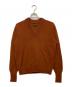 BATONER（バトナ―）の古着「RE-CYCLE CASHMERE CREW V NECK」｜ブラウン