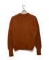 BATONER (バトナ―) RE-CYCLE CASHMERE CREW V NECK ブラウン サイズ:S：15000円