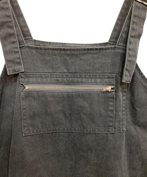 DANTON（ダントン）DANTON (ダントン) OVERALLS SKIRT オーバーオールスカート ブラック サイズ:36の古着・服飾アイテム