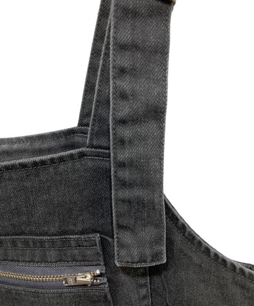 DANTON（ダントン）DANTON (ダントン) OVERALLS SKIRT オーバーオールスカート ブラック サイズ:36の古着・服飾アイテム