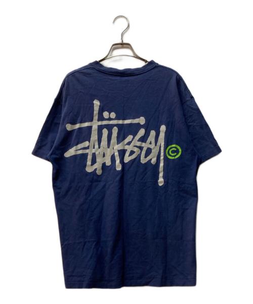 stussy（ステューシー）stussy (ステューシー) 00s ロゴTシャツ ネイビー サイズ:Lの古着・服飾アイテム