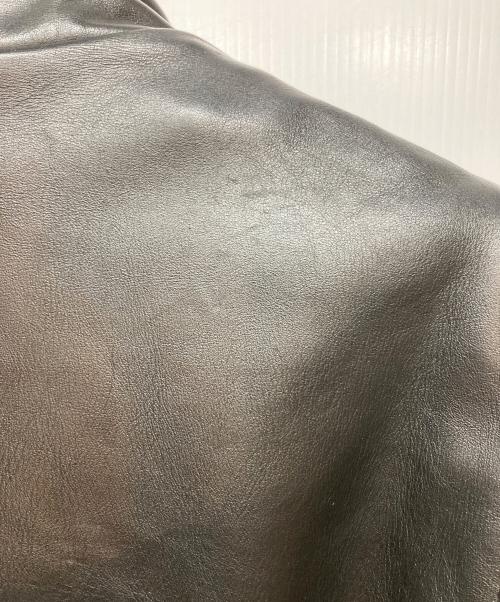 Schott（ショット）Schott (ショット) ボアライナー付 レザーシングルライダース ジャケット ブラック サイズ:36の古着・服飾アイテム