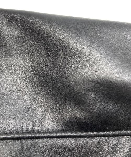 Schott（ショット）Schott (ショット) ボアライナー付 レザーシングルライダース ジャケット ブラック サイズ:36の古着・服飾アイテム