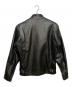 Schott (ショット) ボアライナー付 レザーシングルライダース ジャケット ブラック サイズ:36：30000円