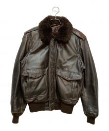 Schott（ショット）の古着「【古着】G-1レザーフライトジャケット」｜ブラウン