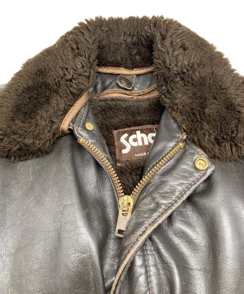 Schott（ショット）Schott (ショット) 【古着】G-1レザーフライトジャケット ブラウン サイズ:40の古着・服飾アイテム