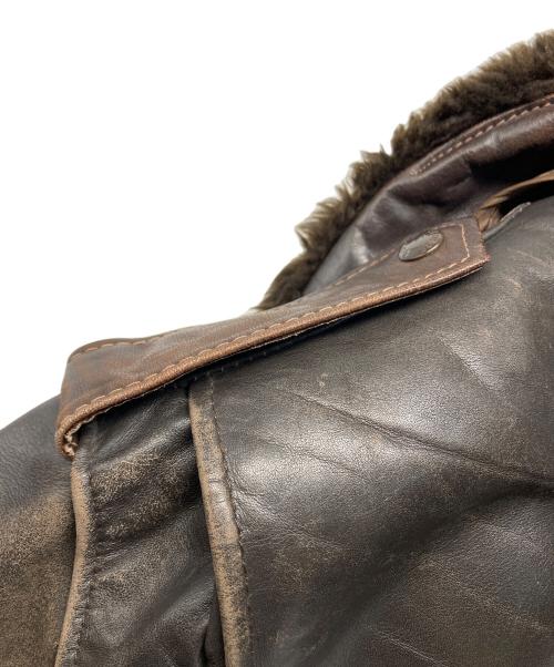 Schott（ショット）Schott (ショット) 【古着】G-1レザーフライトジャケット ブラウン サイズ:40の古着・服飾アイテム