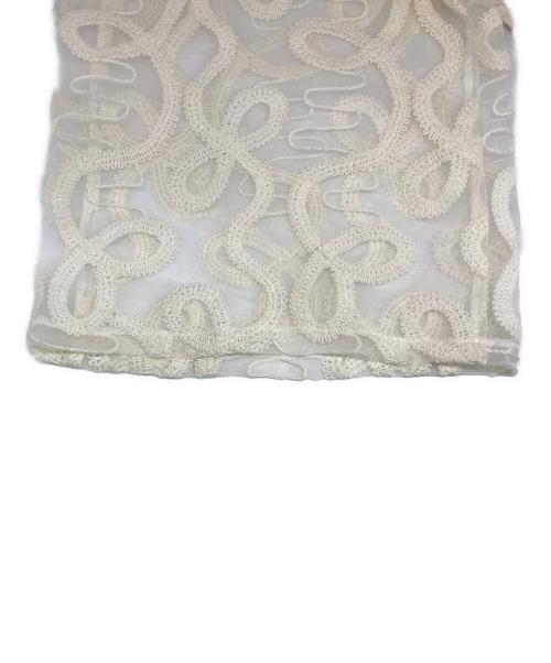 MAISON SPECIAL（メゾンスペシャル）MAISON SPECIAL (メゾンスペシャル) エンブロイダリーレースパンツ アイボリー サイズ:38の古着・服飾アイテム