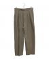 STEVEN ALAN（スティーブンアラン）の古着「ベリーマエックス ツープリーツパンツ」｜グレー