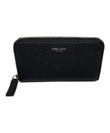 GIORGIO ARMANI（ジョルジョアルマーニ）の古着「ラウンドジップウォレット」｜ブラック