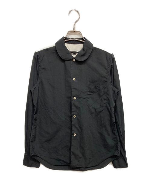 COMME des GARCONS（コムデギャルソン）COMME des GARCONS (コムデギャルソン) 丸襟バイカラーシャツ ブラック サイズ:XSの古着・服飾アイテム