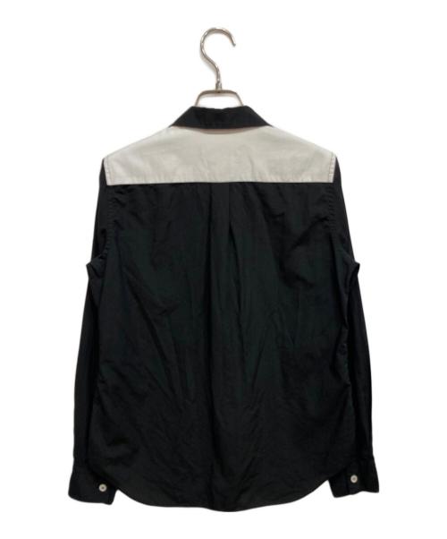 COMME des GARCONS（コムデギャルソン）COMME des GARCONS (コムデギャルソン) 丸襟バイカラーシャツ ブラック サイズ:XSの古着・服飾アイテム