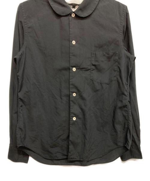COMME des GARCONS（コムデギャルソン）COMME des GARCONS (コムデギャルソン) 丸襟バイカラーシャツ ブラック サイズ:XSの古着・服飾アイテム