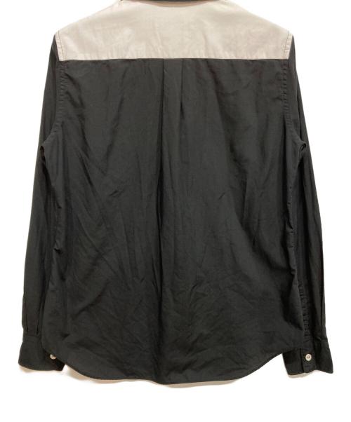 COMME des GARCONS（コムデギャルソン）COMME des GARCONS (コムデギャルソン) 丸襟バイカラーシャツ ブラック サイズ:XSの古着・服飾アイテム