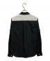 COMME des GARCONS (コムデギャルソン) 丸襟バイカラーシャツ ブラック サイズ:XS：10000円