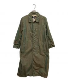 tricot COMME des GARCONS（トリココムデギャルソン）の古着「ステンカラーコート」｜グリーン