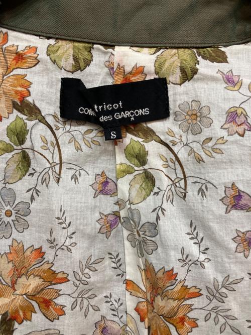 tricot COMME des GARCONS（トリココムデギャルソン）tricot COMME des GARCONS (トリココムデギャルソン) ステンカラーコート グリーン サイズ:Ｓの古着・服飾アイテム