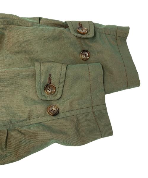 tricot COMME des GARCONS（トリココムデギャルソン）tricot COMME des GARCONS (トリココムデギャルソン) ステンカラーコート グリーン サイズ:Ｓの古着・服飾アイテム