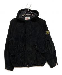 STONE ISLAND×SUPREME（ストーンアイランド×シュプリーム）の古着「コーデュロイ ジップアップジャケット Corduroy Jacket」｜ブラック