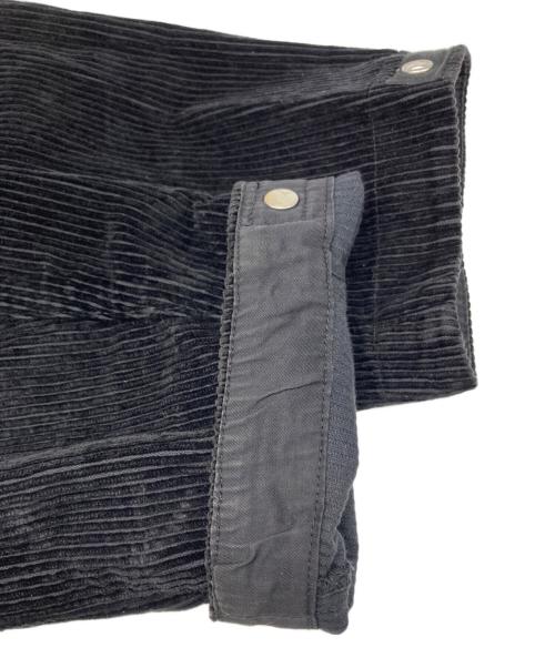 STONE ISLAND（ストーンアイランド）STONE ISLAND (ストーンアイランド) SUPREME (シュプリーム) コーデュロイ ジップアップジャケット Corduroy Jacket ブラック サイズ:Sの古着・服飾アイテム