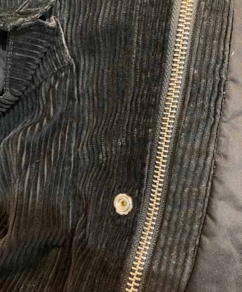 STONE ISLAND（ストーンアイランド）STONE ISLAND (ストーンアイランド) SUPREME (シュプリーム) コーデュロイ ジップアップジャケット Corduroy Jacket ブラック サイズ:Sの古着・服飾アイテム