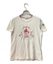 MONCLER（モンクレール）の古着「ロゴTシャツ」｜ホワイト