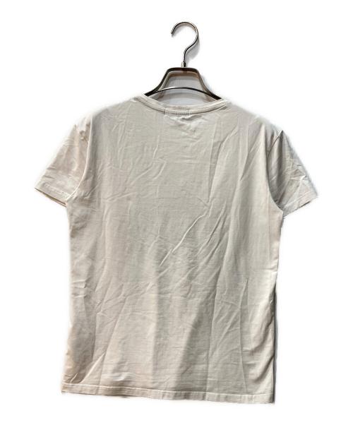 MONCLER（モンクレール）MONCLER (モンクレール) ロゴTシャツ ホワイト サイズ:Mの古着・服飾アイテム