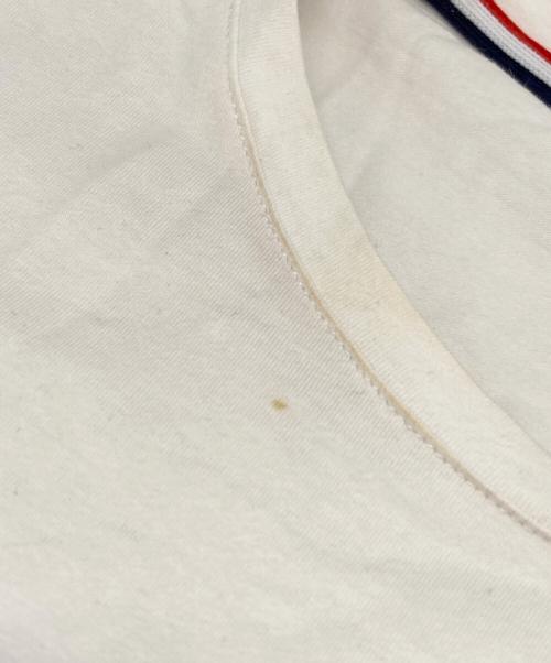 MONCLER（モンクレール）MONCLER (モンクレール) ロゴTシャツ ホワイト サイズ:Mの古着・服飾アイテム