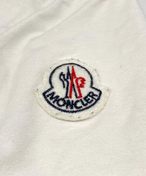 MONCLER（モンクレール）MONCLER (モンクレール) ロゴTシャツ ホワイト サイズ:Mの古着・服飾アイテム