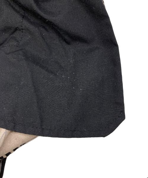 BUDSPOOL（バッズプール）BUDSPOOL (バッズプール) Gakkin (ガッキン) 浮蓮華 総柄イージーパンツ ベージュ×ブラック サイズ:Ｌの古着・服飾アイテム