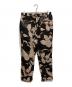 BUDSPOOL (バッズプール) Gakkin (ガッキン) 浮蓮華 総柄イージーパンツ ベージュ×ブラック サイズ:Ｌ：20000円
