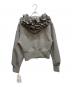 Snidel (スナイデル) フリルショートジップパーカー グレー サイズ:ONE SIZE 未使用品：14000円