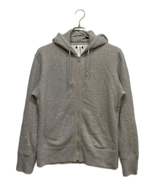 LOOPWHEELER（ループウィラー）LOOPWHEELER (ループウィラー) 別注ジップパーカー グレー サイズ:Lの古着・服飾アイテム