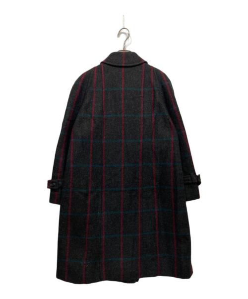 Aquascutum（アクアスキュータム）Aquascutum (アクアスキュータム) ウールダブルロングコートロングコート グレー サイズ:FREEの古着・服飾アイテム