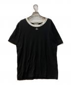 Vivienne Westwood manヴィヴィアン ウェストウッド マン）の古着「オーブロゴTシャツ」｜ブラック