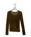 ）の古着「TULLE FLOCKY LADY TOPS/チュールフロッキーレディトップス」｜オリーブ