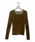 CLANE (クラネ) TULLE FLOCKY LADY TOPS/チュールフロッキーレディトップス オリーブ サイズ:1：5000円