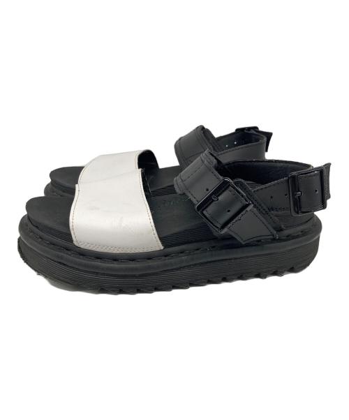 Dr.Martens（ドクターマーチン）Dr.Martens (ドクターマーチン) サンダル ブラック×ホワイト サイズ:UK4の古着・服飾アイテム