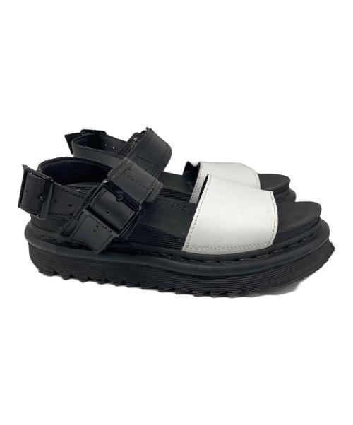 Dr.Martens（ドクターマーチン）Dr.Martens (ドクターマーチン) サンダル ブラック×ホワイト サイズ:UK4の古着・服飾アイテム