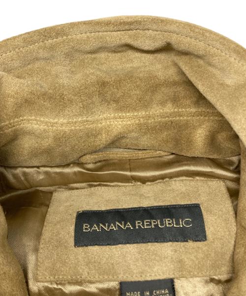 BANANA REPUBLIC（バナナリパブリック）BANANA REPUBLIC (バナナリパブリック) 00s スエードレザースポーツジャケット ベージュ サイズ:Lの古着・服飾アイテム